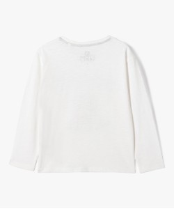 Tee-shirt fille à manches longues avec motif chien - Camps United